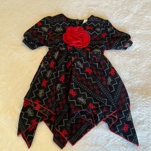 Maria Elena fleece dress, Size 2T